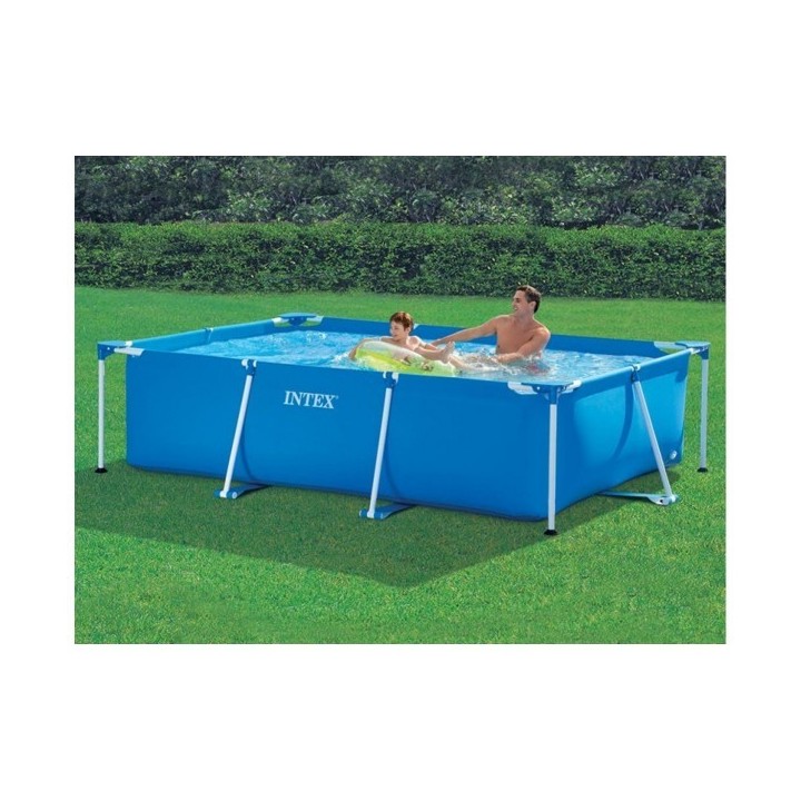 PISCINE TUBULAIRE RECTANGULAIRE 220*150*60CM INTEX
