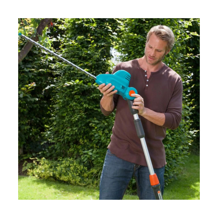 TAILLE-HAIES ÉLECTRIQUE TÉLESCOPIQUE THS 500W 48CM GARDENA