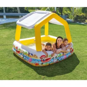 PISCINE GONFLABLE AVEC PARE-SOLEIL 157*157*122CM INTEX PISCINE GONFLABLE AVEC PARE-SOLEIL 157*157*122CM INTEX