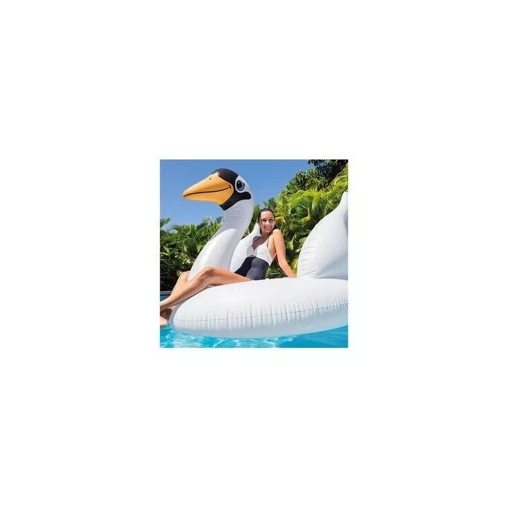 MATELAS GONFLABLE SWAN 1.94x1.52M INTEX MATELAS GONFLABLE SWAN 1.94x1.52M INTEX