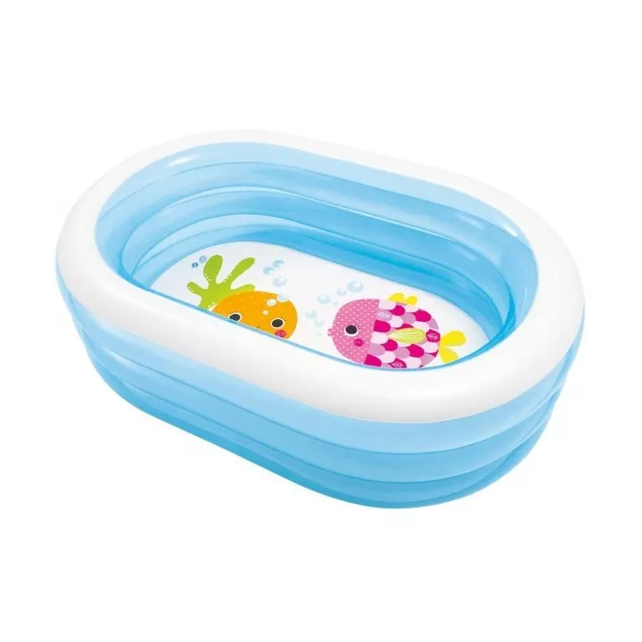 PISCINE GONFLABLE OVALE 163*107*46CM INTEX