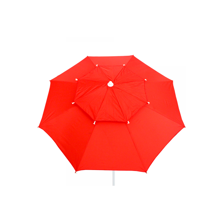 PARASOL DE PLAGE DOUBLE CHAPITEAUX Ø2.1M PARASOL DE PLAGE DOUBLE CHAPITEAUX Ø2.1M