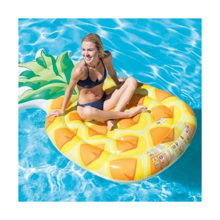 MATELAS GONFLABLE ANANAS 2.16x1.24M INTEX MATELAS GONFLABLE ANANAS 2.16x1.24M INTEX