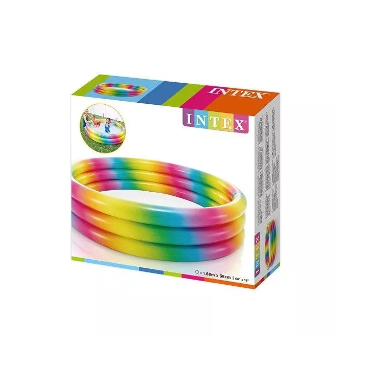 PISCINE GONFLABLE 1.68M*38CM INTEX PISCINE GONFLABLE 1.68M*38CM INTEX
