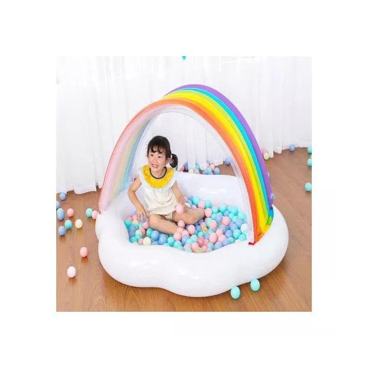 PISCINE GONFLABLE RAINBOW 142*119*84CM INTEX