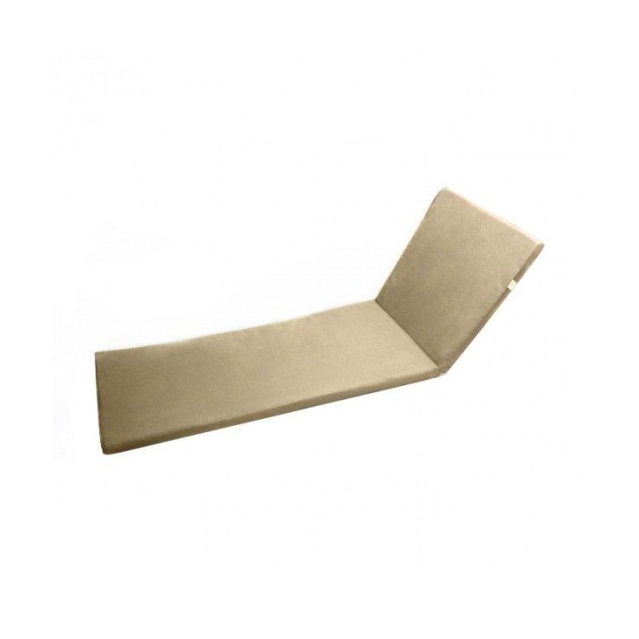 MATELAS CHAISE LONGUE 180x55x5 CM BEIGE POUFFY MATELAS CHAISE LONGUE 180x55x5 CM BEIGE POUFFY