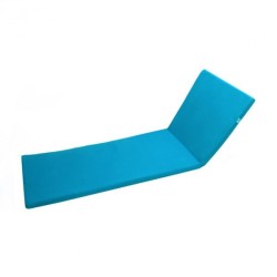 MATELAS CHAISE LONGUE 180x55x5CM BLEU TURQUOISE POUFFY MATELAS CHAISE LONGUE 180x55x5CM BLEU TURQUOISE POUFFY