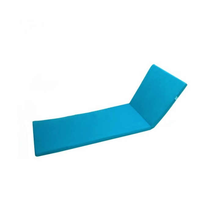MATELAS CHAISE LONGUE 180x55x5CM BLEU TURQUOISE POUFFY MATELAS CHAISE LONGUE 180x55x5CM BLEU TURQUOISE POUFFY