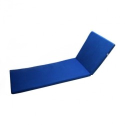 MATELAS CHAISE LONGUE 180x55x5 CM BLEU POUFFY MATELAS CHAISE LONGUE 180x55x5 CM BLEU POUFFY