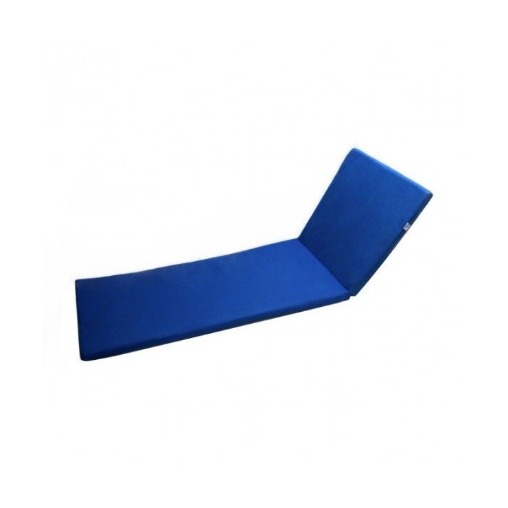 MATELAS CHAISE LONGUE 180x55x5 CM BLEU POUFFY MATELAS CHAISE LONGUE 180x55x5 CM BLEU POUFFY