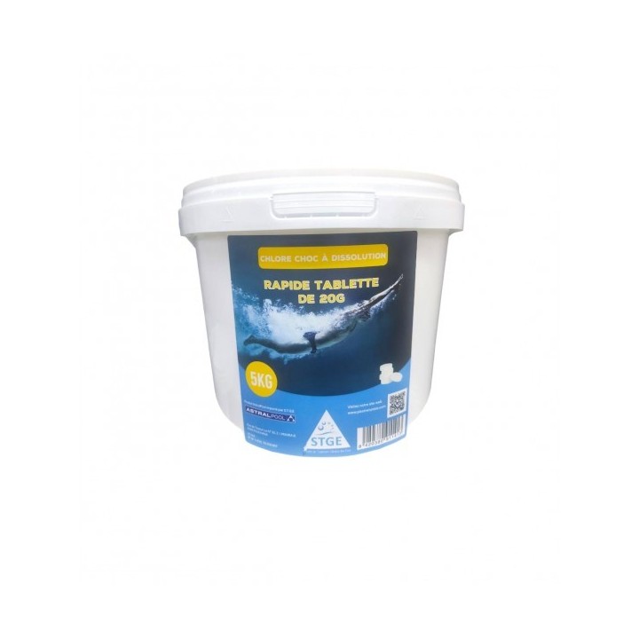 CHLORE À DISSOLUTION RAPIDE 5K ASTRALPOOL
