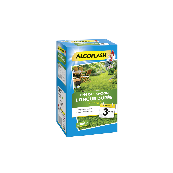 ENGRAIS GAZON LONGUE DUREE 3 MOIS 3KG ALGOFLASH ENGRAIS GAZON LONGUE DUREE 3 MOIS 3KG ALGOFLASH