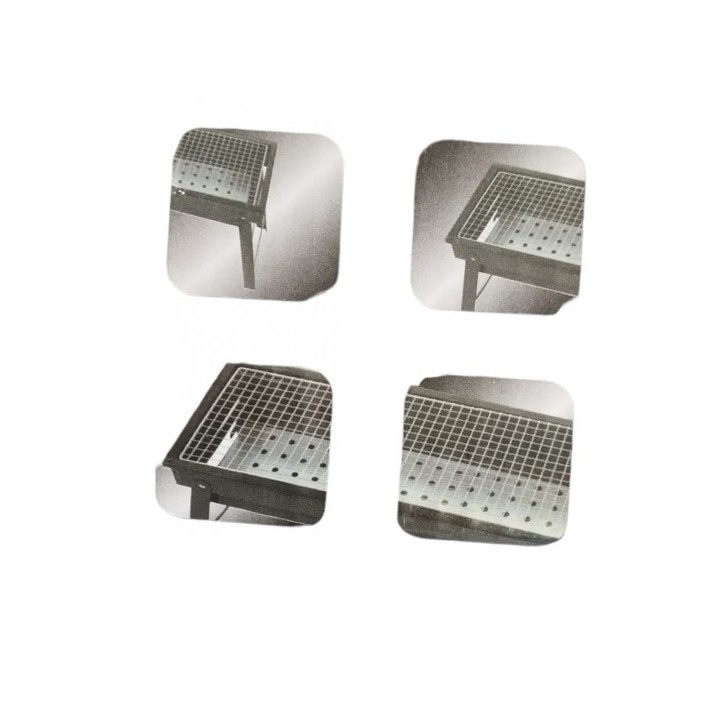 BARBECUE PLIABLE RECTANGULAIRE À CHARBON 60*20CM BARBECUE PLIABLE RECTANGULAIRE À CHARBON 60*20CM