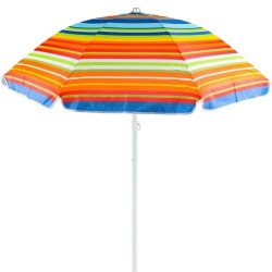 PARASOL DE PLAGE Ø1.80M EN TISSU ANTI UV PARASOL DE PLAGE Ø1.80M EN TISSU ANTI UV