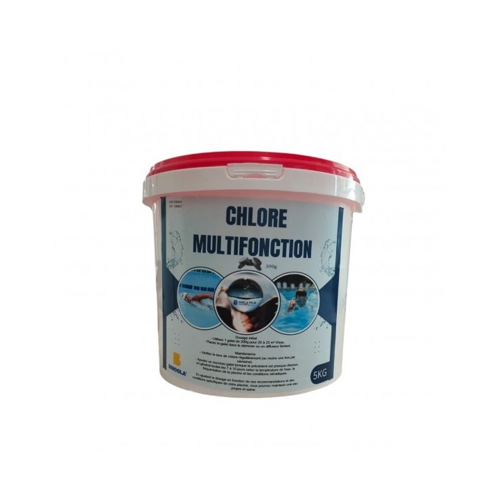CHLORE MULTIFONCTION EN GALET DE 200G - 5KG AQUA PUR CHLORE MULTIFONCTION EN GALET DE 200G - 5KG AQUA PUR