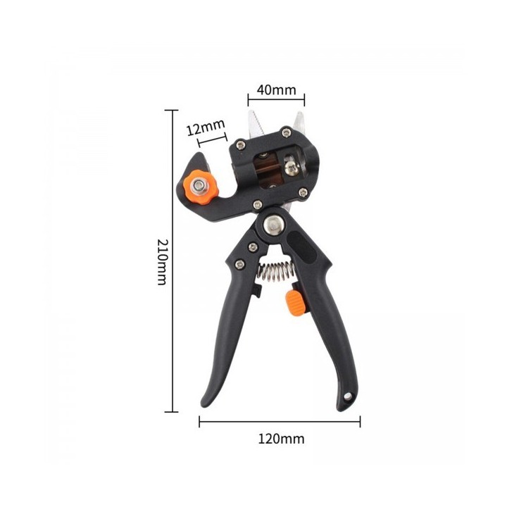 KIT CISEAU DE GREFFAGE AVEC 2 LAMES KIT CISEAU DE GREFFAGE AVEC 2 LAMES