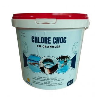 CHLORE CHOC EN GRANULÉS 5KG AQUA PUR