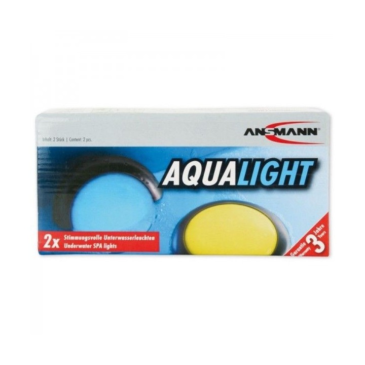 LOT DE 2 LAMPES LED AQUALIGHT ANSMANN LOT DE 2 LAMPES LED AQUALIGHT ANSMANN