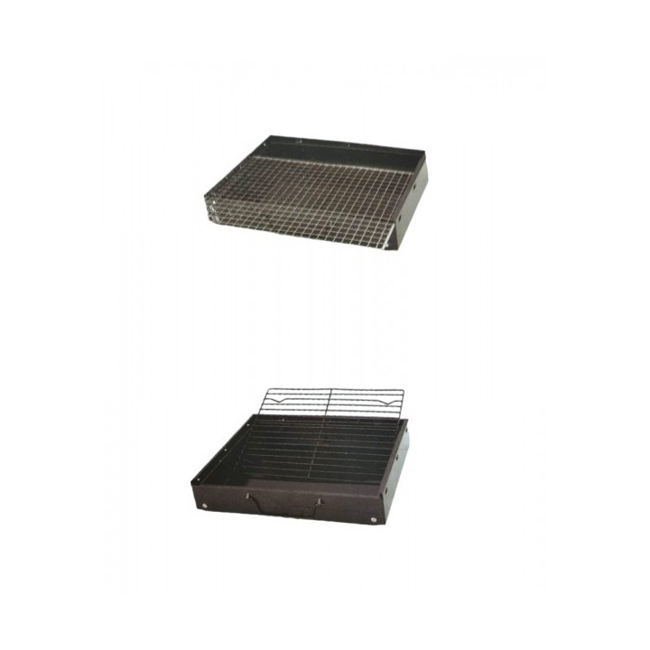 MINI BARBECUE PLIABLE RECTANGULAIRE À CHARBON 35*25CM