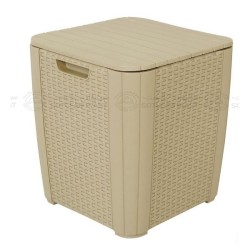 TABLE BASSE COFFRE ROTIN SOTUFAB PLAST