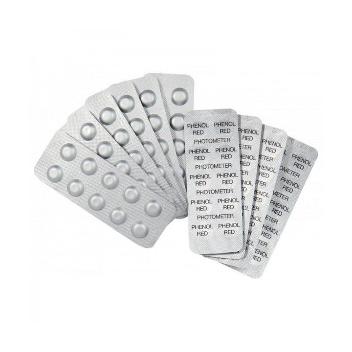 LOT DE 250 PASTILLES TEST PHENOL RED AQUALAB