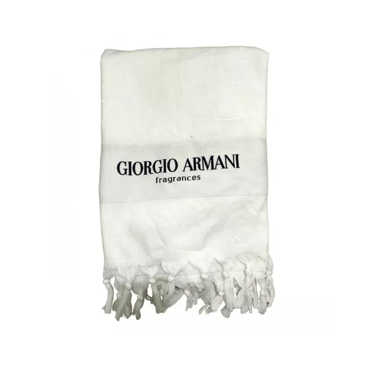 SERVIETTE DE PLAGE 130*70CM BLANCHE