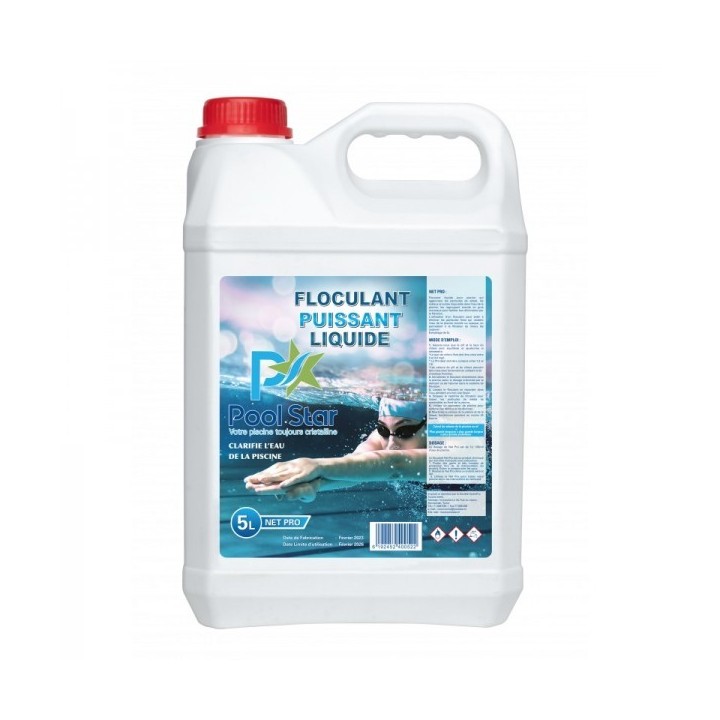 FLOCULANT LIQUIDE POUR PISCINE 5L POOL STAR
