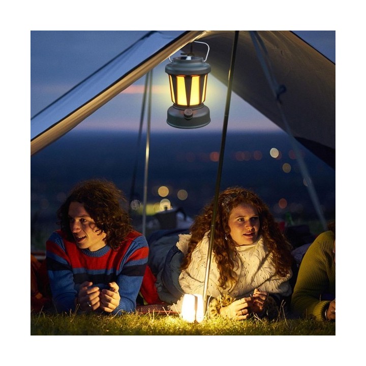 LAMPE DE CAMPING RECHARGEABLE AVEC LUMIÈRE RÉGLABLE