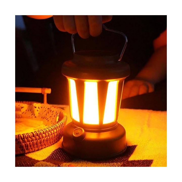 LAMPE DE CAMPING RECHARGEABLE AVEC LUMIÈRE RÉGLABLE
