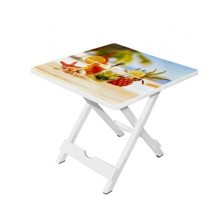 TABLE PLIANTE EN PLASTIQUE AVEC MOTIF SOTUFAB PLAST TABLE PLIANTE EN PLASTIQUE AVEC MOTIF SOTUFAB PLAST