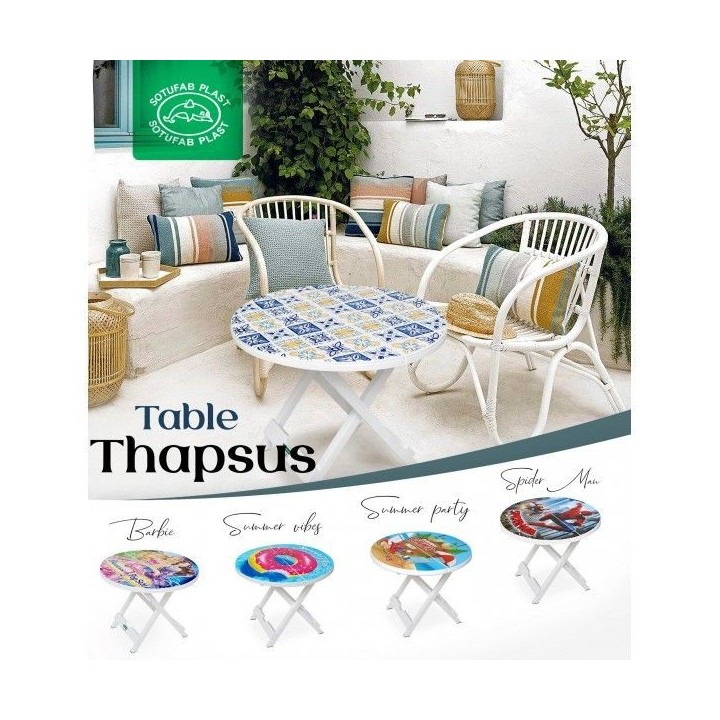 TABLE PLIANTE THAPSUS RONDE SOTUFAB PLAST TABLE PLIANTE THAPSUS RONDE SOTUFAB PLAST