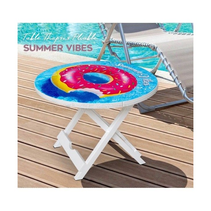 TABLE PLIANTE THAPSUS RONDE SOTUFAB PLAST TABLE PLIANTE THAPSUS RONDE SOTUFAB PLAST
