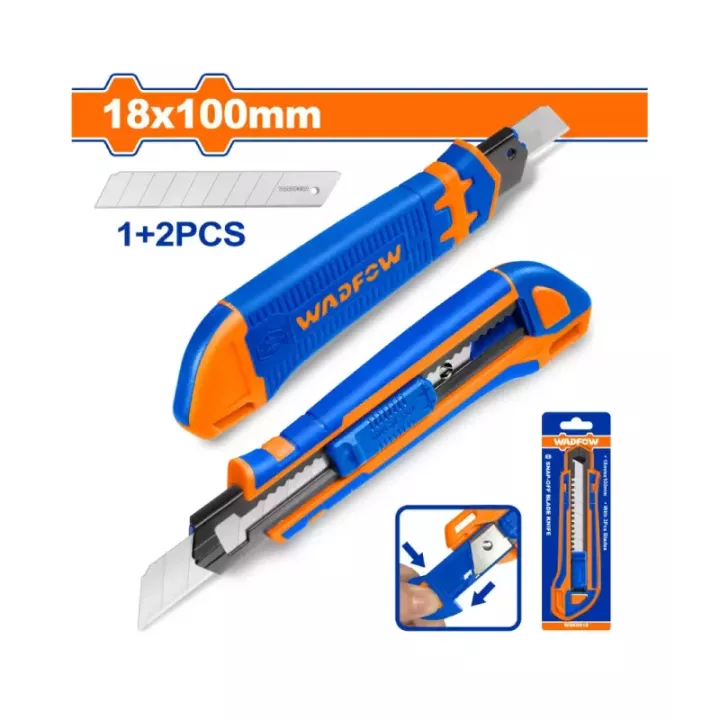 Cutter 18 mm avec 2 lames WADFOW WSK8618