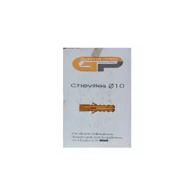 Lot de 100 chevilles n°10