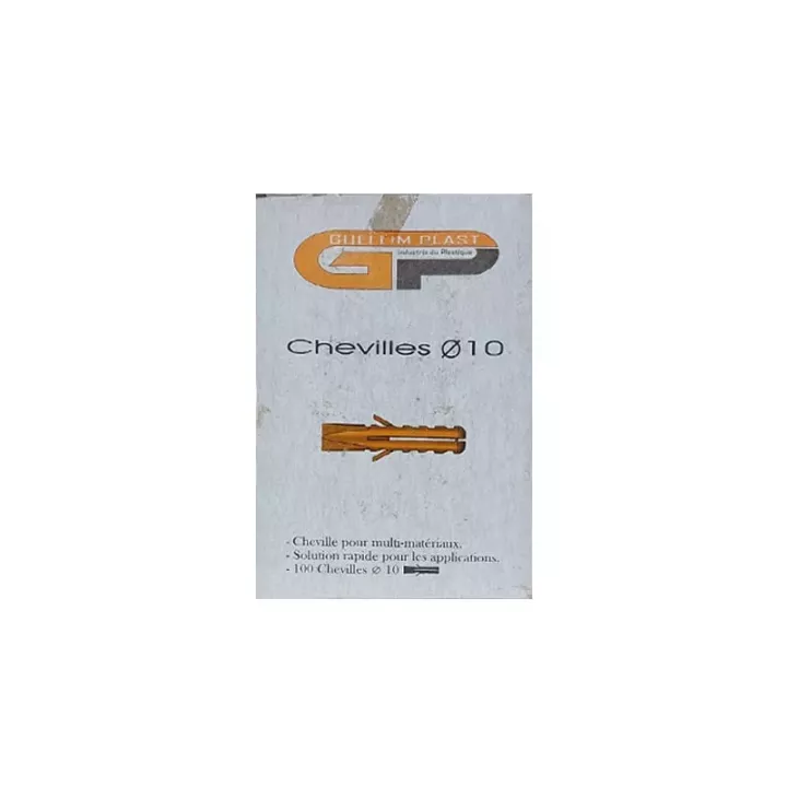 Lot de 100 chevilles n°10