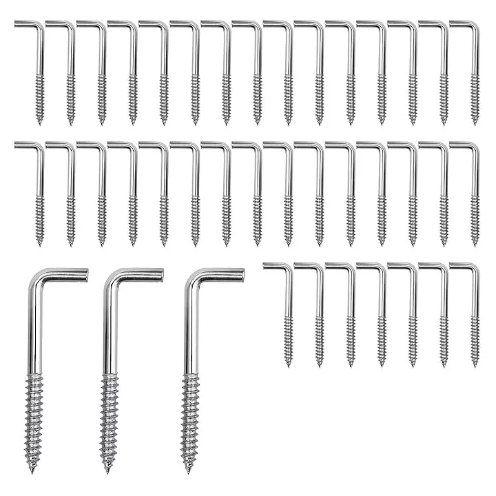 Lot de 20 gonds à vis 4,2 x 30 mm