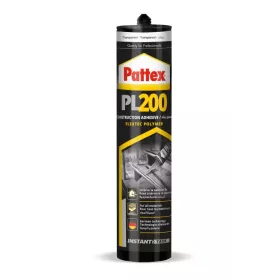 Silicone-Colle Pattex PL 200 | Fixation Forte Extérieur & Intérieur