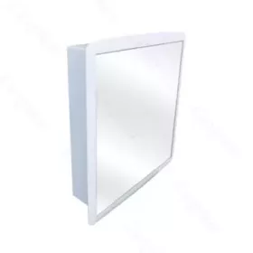 Armoire murale à miroir blanche LUXPLAST - vue principale