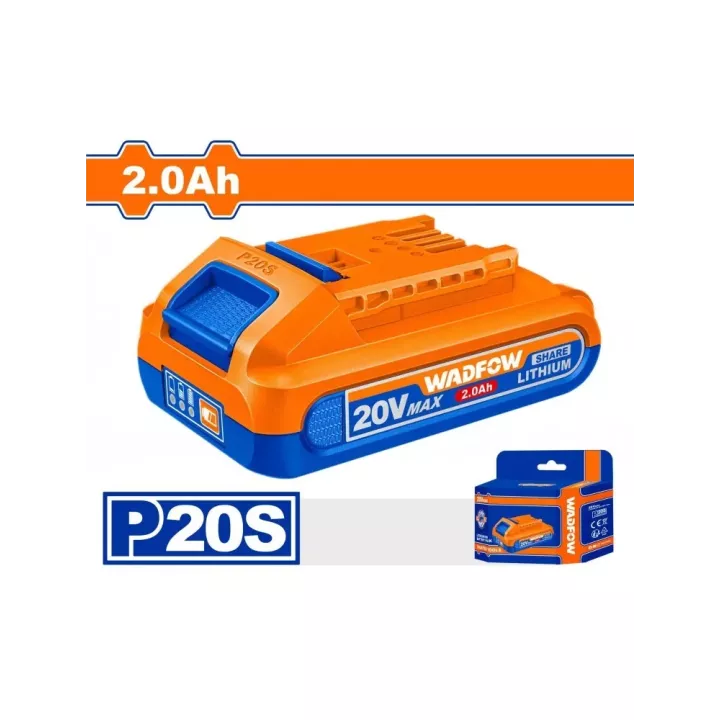Batterie 20 V 2.0 Ah lithium-ion WADFOW WLBP520 - vue principale