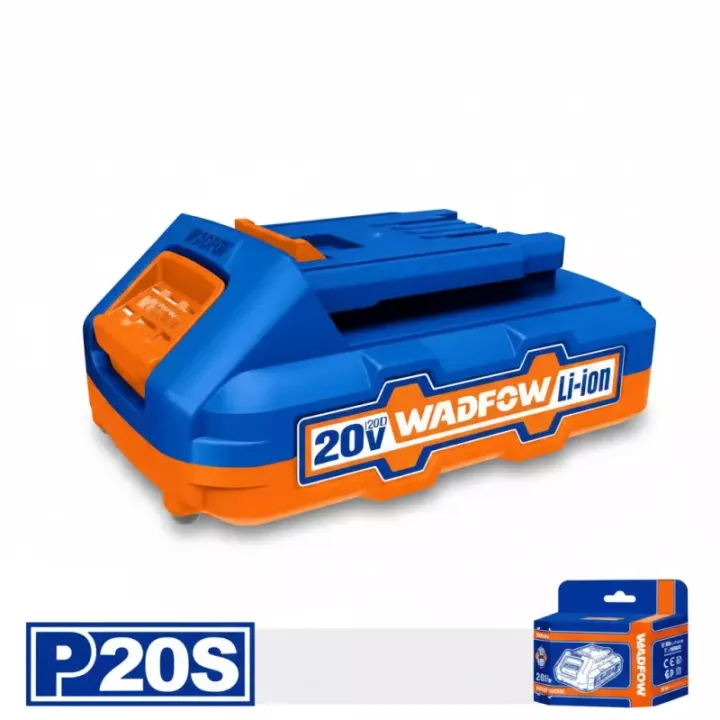 Batterie 20 V 2.0 Ah lithium-ion WADFOW WLBP520 - autre angle