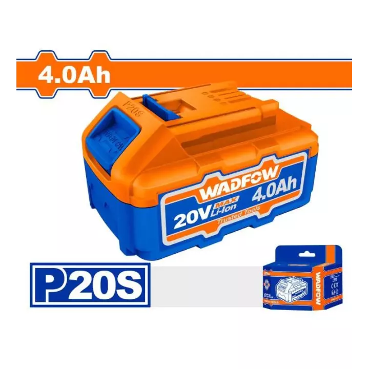 Batterie 20 V 2.0 Ah lithium-ion WADFOW WLBP520 - mise en situation