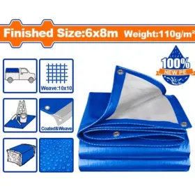 Bâche de protection 6x8 m WADFOW WTQ1868