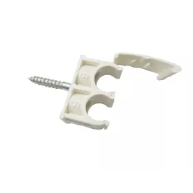 Attache de tube double diamètre 16 mm