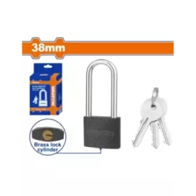Cadenas à anse longue 38 mm gris WADFOW WPD5540L - vue principale