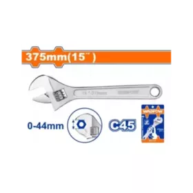Clé à molette chromée 15 pouces WADFOW WAW1115 - vue principale