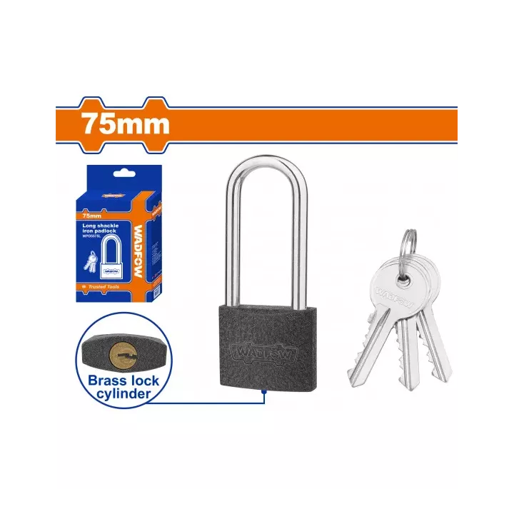 Cadenas anse longue 75 mm gris WADFOW