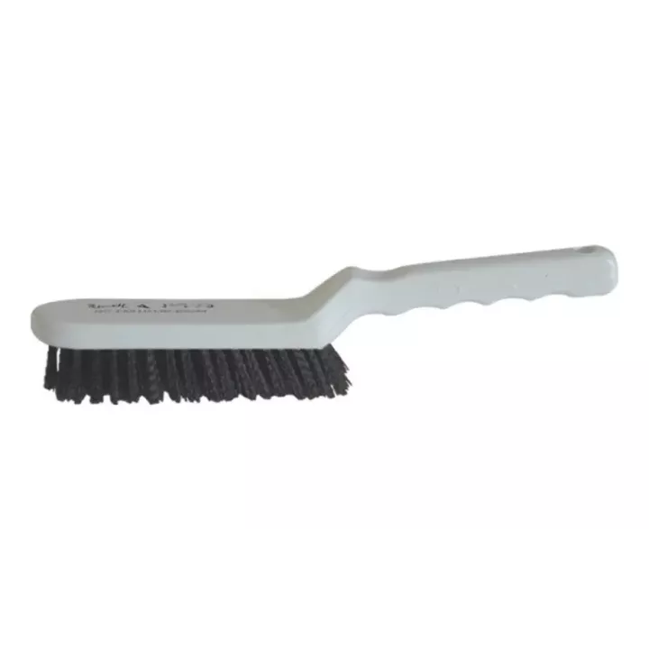brosse métallique manche en plastique cristal