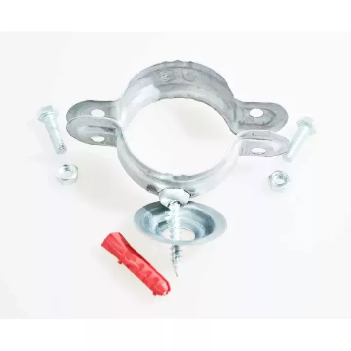 Collier à rosace galvanisé 110 mm - vue principale