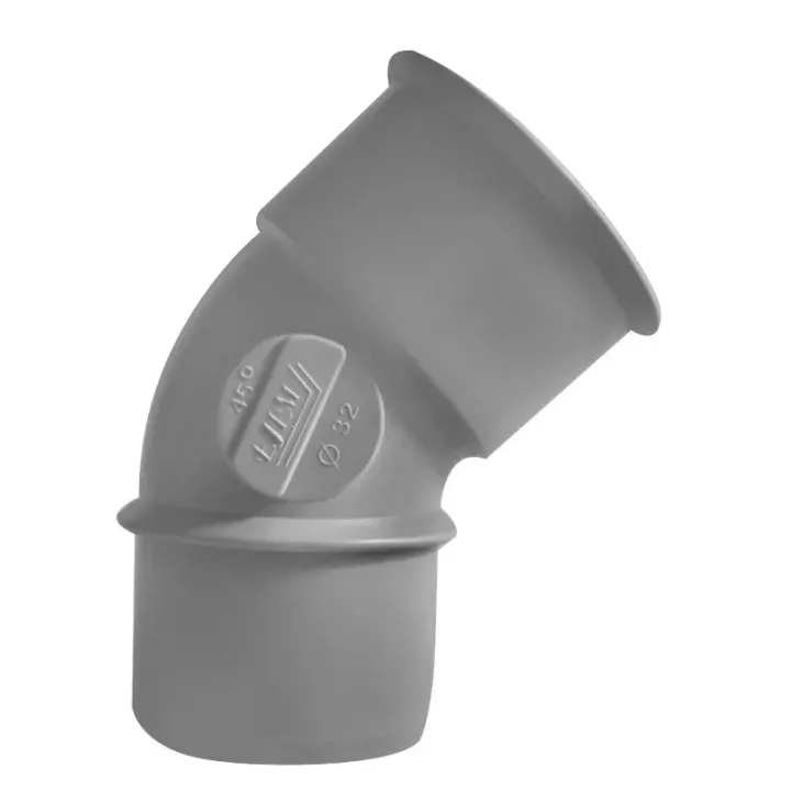 Coude PVC M/F 45° Ø32 EJIM JCA4124 - vue principale