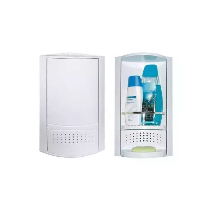 Étagère d'angle blanc LUXPLAST - vue principale